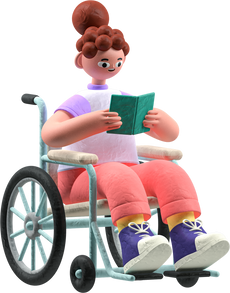 3D Teacher And Student Grade School Girl PWD